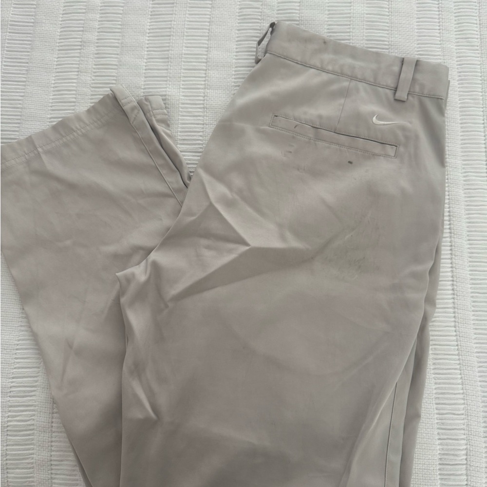 Khaki gold pants